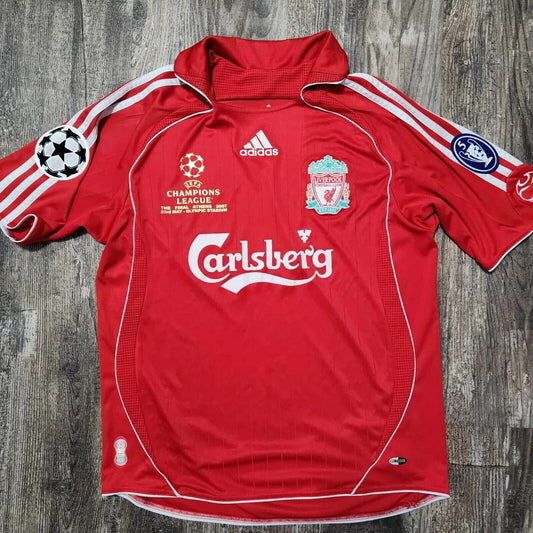 Liverpool 2007 Champions League Final Kit