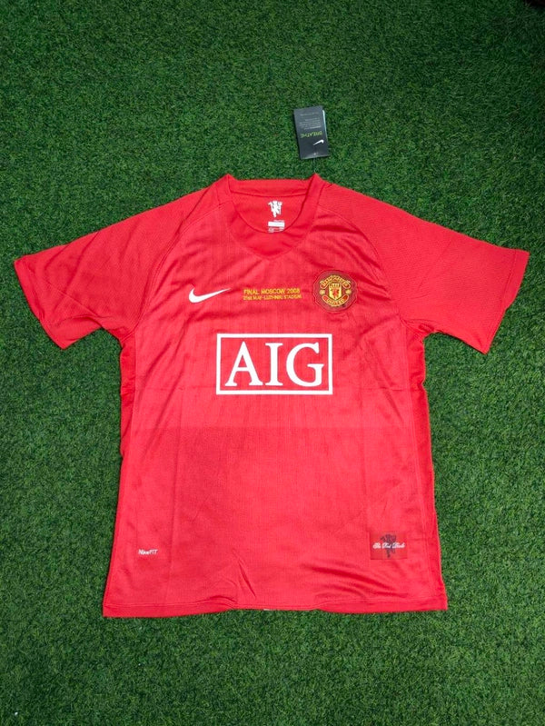 Manchester United 2007/08 UEFA Champions League Winning Kit – Red Home Jersey